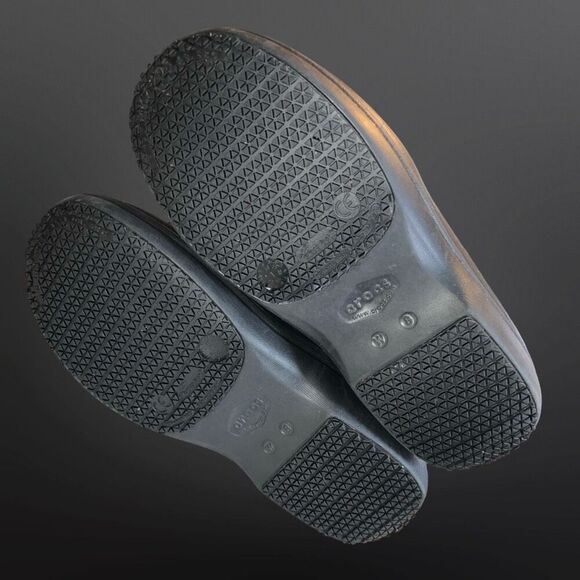 Crocs Neria Pro II Black Dual Comfort Clogs Size W 8 - Picture 9 of 9